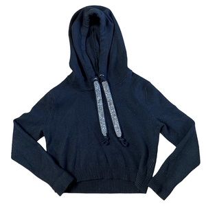 Zara hooded sweater with rhinestones